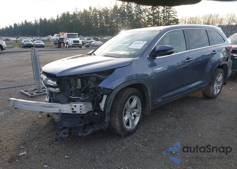 2019 Toyota Highlander Hybrid Limited z USA, uszkodzony, nr VIN 5TDDGRFH1KS064448